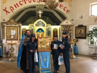 Сотрудники Тосненского ОНДиПР приняли участие в молебне, посвященном иконе «Неопалимая Купина»