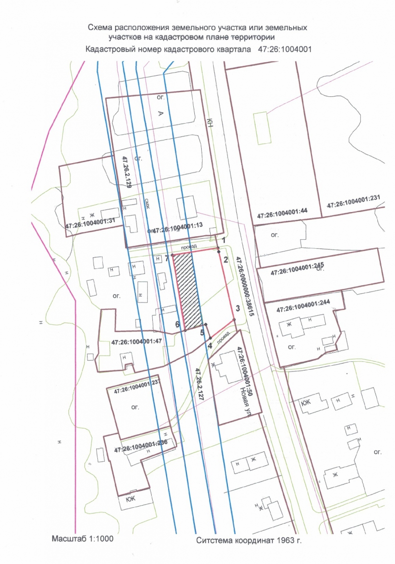 Схема расположения земельного участка на кадастровом плане территории арго